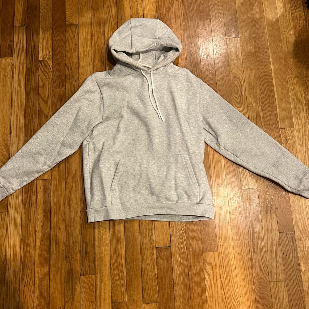Hill City Heavyweight Fleece Hoodie Light Grey Heather Medium